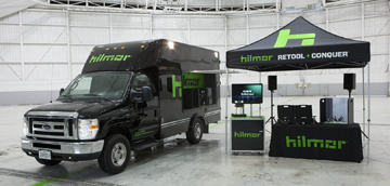 hilmor Coast to Coast Product Demonstration and Testing Stations. 