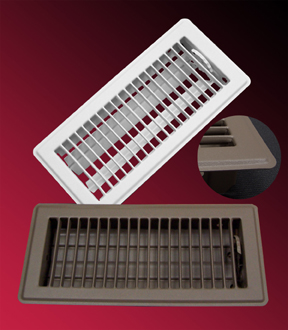 Textured Floor Registers