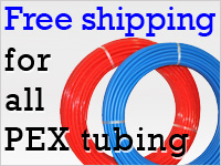 Free Shipping on Pex Tubing.