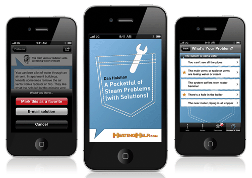 HeatingHelp.com Launches Steam Heating iPhone App